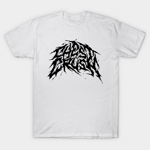 CHESTCRUSH - Black Logo T-Shirt by CHESTCRUSH